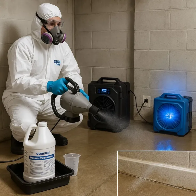 Sanitization and Odor Removal process in Portola Hills, CA